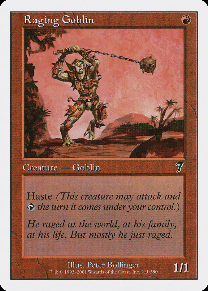 {C} Raging Goblin [Seventh Edition][7ED 211]