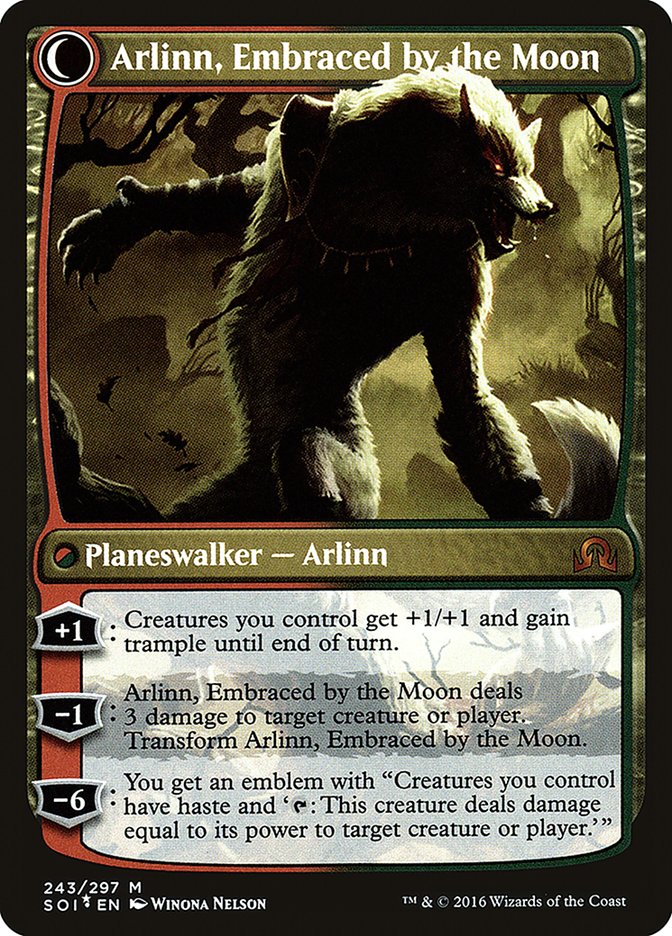 {R} Arlinn Kord // Arlinn, Embraced by the Moon [Shadows over Innistrad Prerelease Promos][PR SOI 243] - Misty Mountain Games