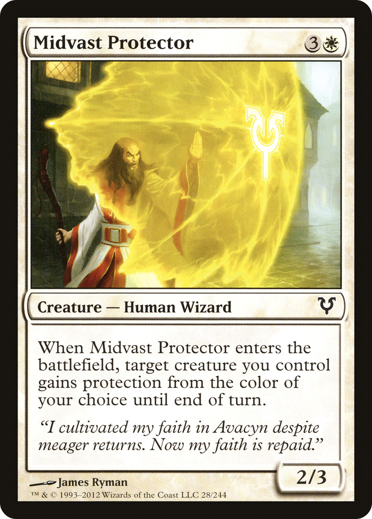 {C} Midvast Protector [Avacyn Restored][AVR 028]