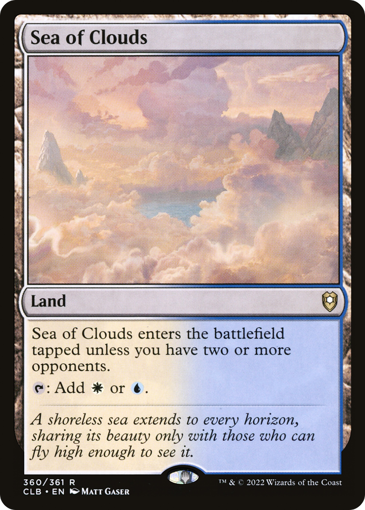 {R} Sea of Clouds [Commander Legends: Battle for Baldur's Gate][CLB 360]