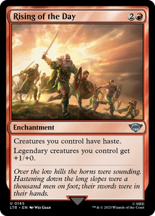{C} Rising of the Day [The Lord of the Rings: Tales of Middle-Earth][LTR 145]