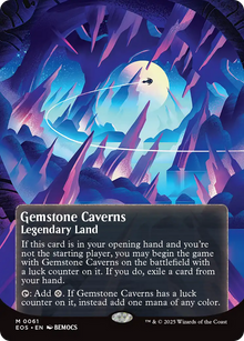 {R} Gemstone Caverns (0061) (Poster) [Edge of Eternities: Stellar Sights][EOS 061]