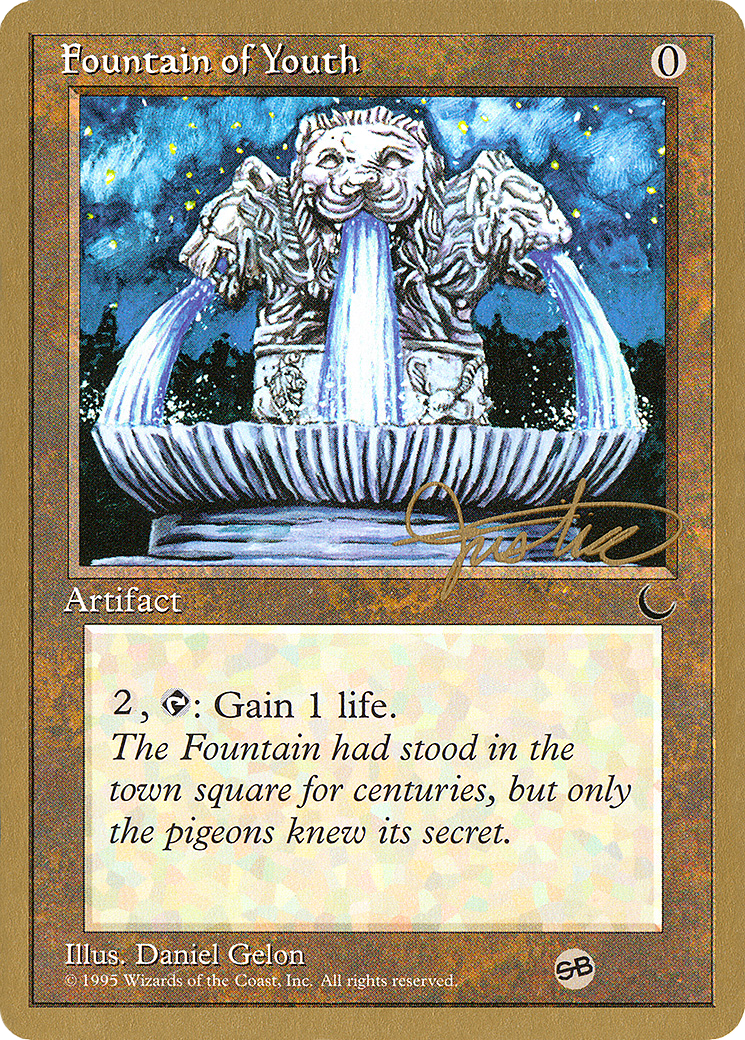 {C} Fountain of Youth (Mark Justice) (SB) [Pro Tour Collector Set][GB PTC MJ98SB]