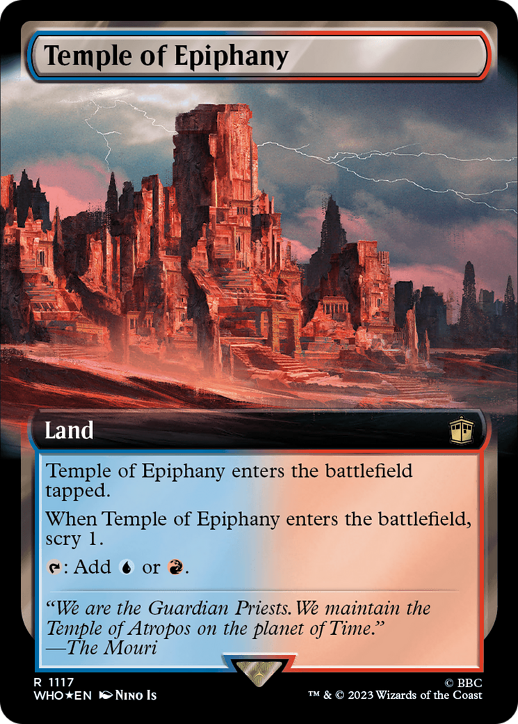 {R} Temple of Epiphany (Extended Art) (Surge Foil) [Doctor Who][WHO 1117]