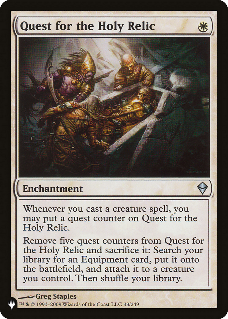 Quest for the Holy Relic [LIST ZEN-33]