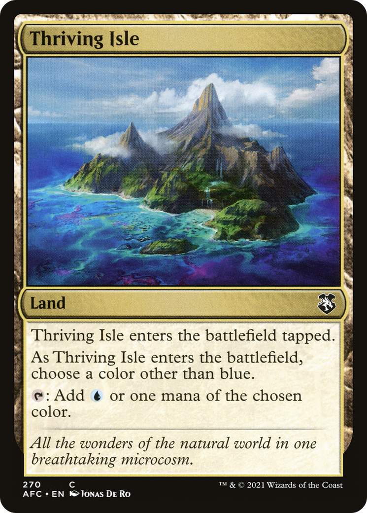 {C} Thriving Isle [Dungeons & Dragons: Adventures in the Forgotten Realms Commander][AFC 270]