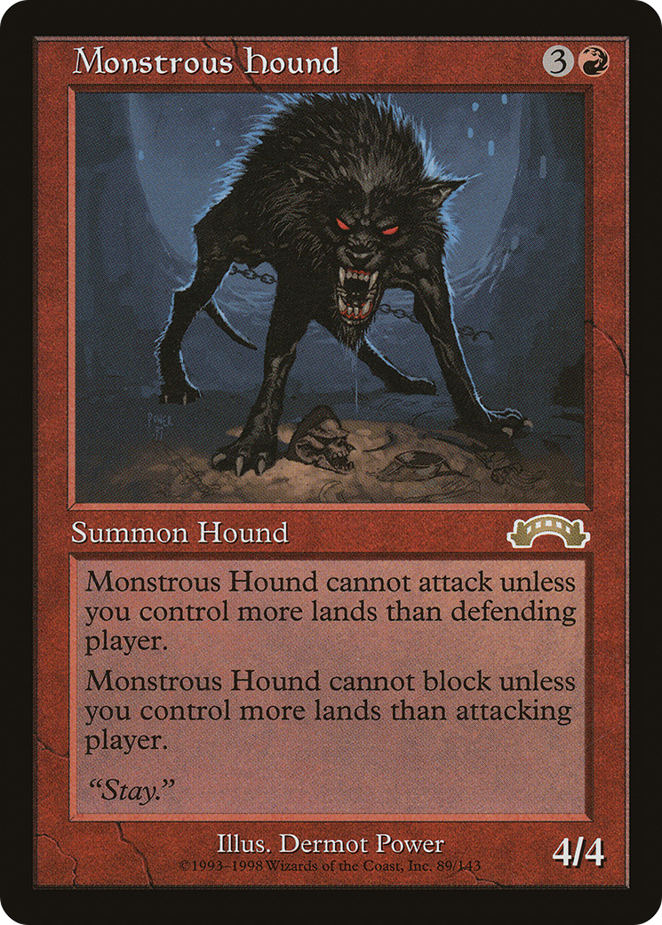 {R} Monstrous Hound [Exodus][EXO 089]