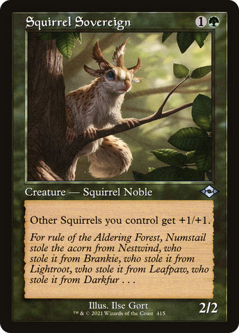{C} Squirrel Sovereign (Retro) [Modern Horizons 2][MH2 415]