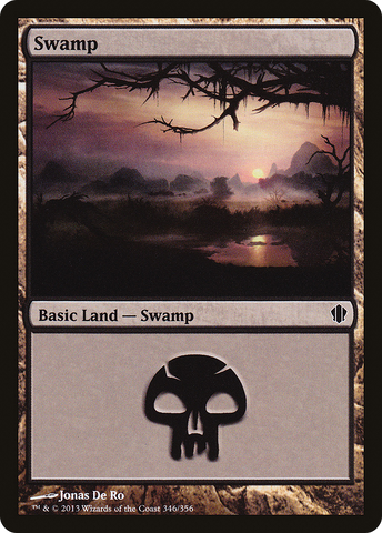 {B}[C13 346] Swamp (346) [Commander 2013]
