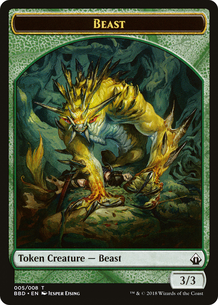 {T} Beast Token [Battlebond Tokens][TBBD 005]