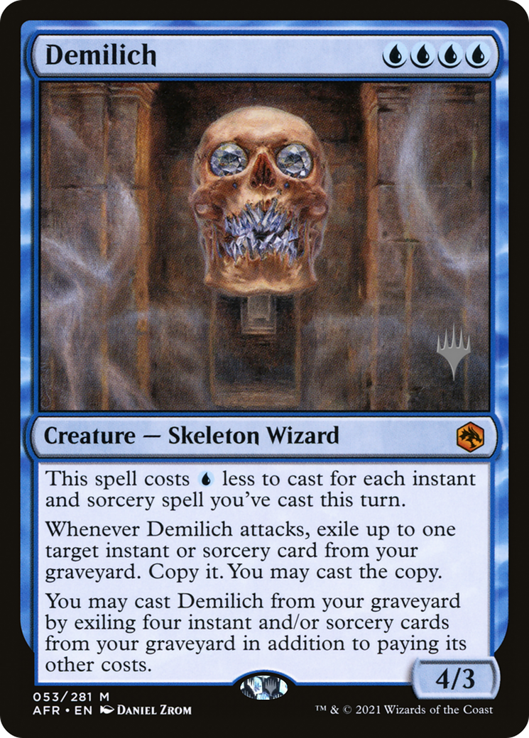 {R} Demilich (Promo Pack) [Dungeons & Dragons: Adventures in the Forgotten Realms Promos][PP AFR 053]
