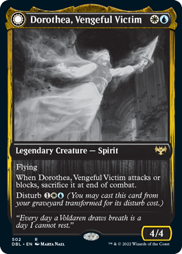 {R} Dorothea, Vengeful Victim // Dorothea's Retribution [Innistrad: Double Feature][DBL 502]