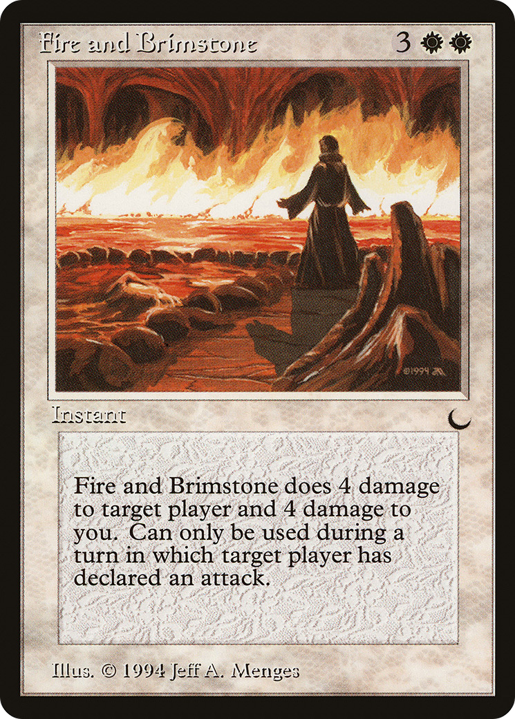{C} Fire and Brimstone [The Dark][DRK 009]