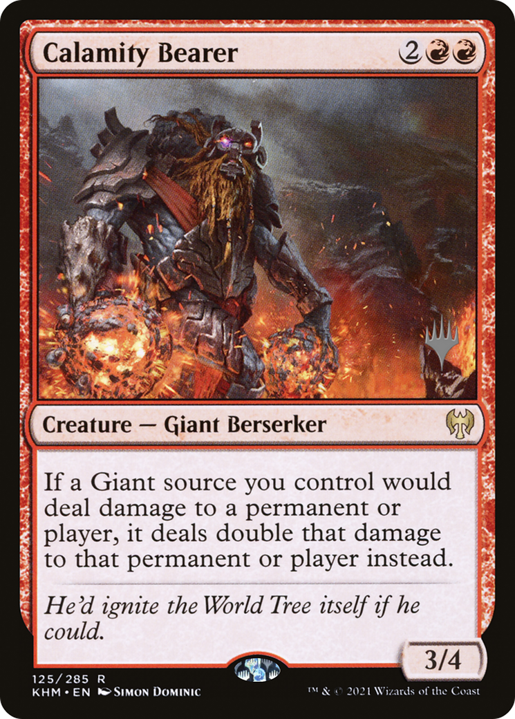 {R} Calamity Bearer (Promo Pack) [Kaldheim Promos][PP KHM 125]