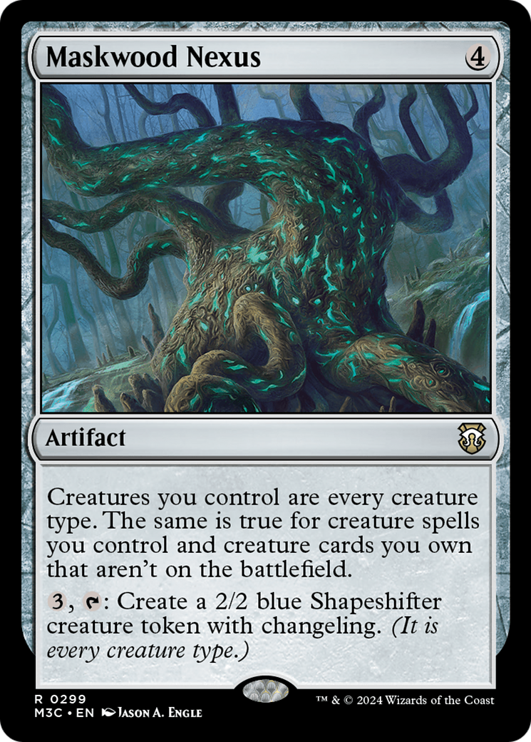 {R} Maskwood Nexus (Ripple Foil) [Modern Horizons 3 Commander][RPF M3C 299]