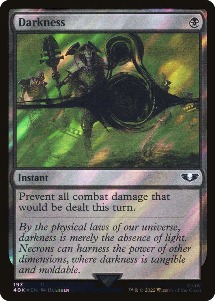 {C} Darkness (Surge Foil) [Universes Beyond: Warhammer 40,000][SF 40K 197]