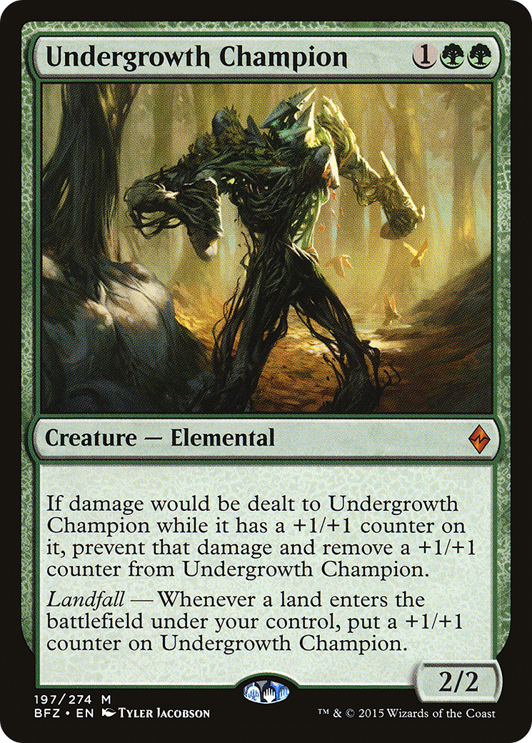 {R} Undergrowth Champion [Battle for Zendikar][BFZ 197]