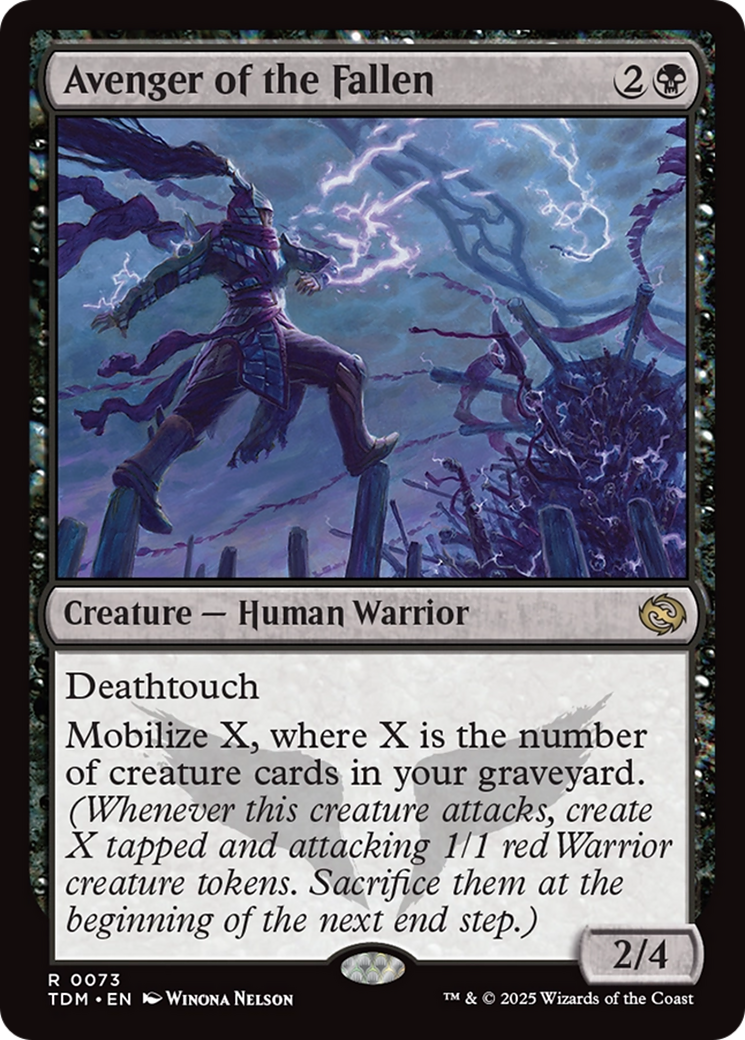 {@R} Avenger of the Fallen [Tarkir: Dragonstorm][TDM 073]