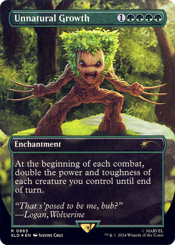 {R} Unnatural Growth (Rainbow Foil) [Secret Lair Drop Series][SLD 865]