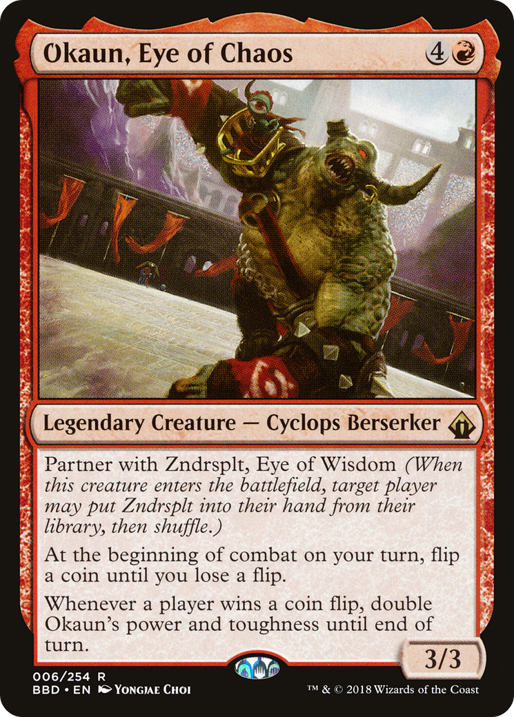 {R} Okaun, Eye of Chaos [Battlebond][BBD 006]
