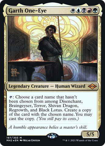 {R} Garth One-Eye [Modern Horizons 2 Prerelease Promos][PR MH2 197]