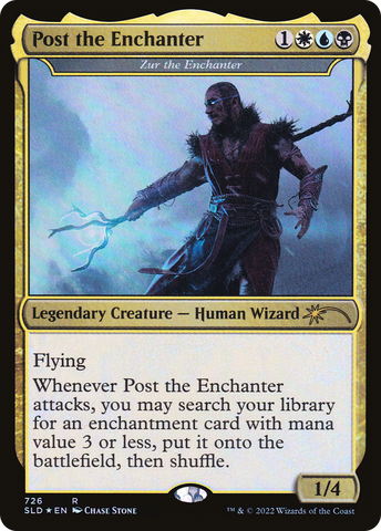 {R} Zur the Enchanter - Post the Enchanter [Secret Lair Drop Promos][SLD 726]