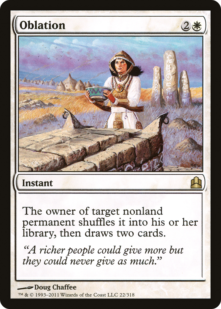 {R} Oblation [Commander 2011][CMD 022]