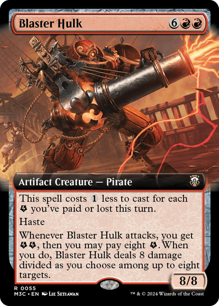{R} Blaster Hulk (Extended Art) (Ripple Foil) [Modern Horizons 3 Commander][RPF M3C 055]