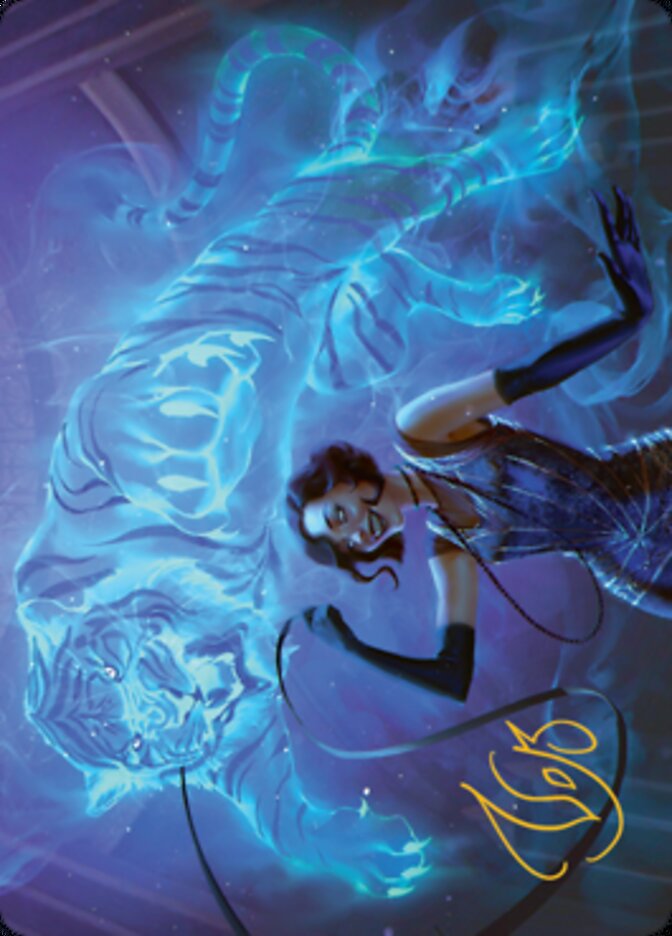 {A} Extravagant Replication Art Card (Gold-Stamped Signature) [Streets of New Capenna Art Series][GS ASNC 053]