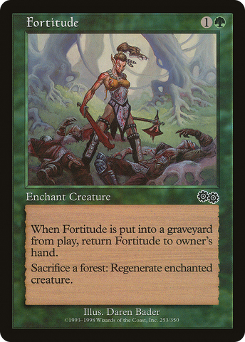 {C} Fortitude [Urza's Saga][USG 253]