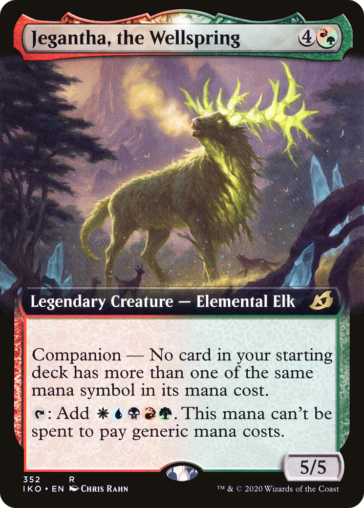 {R} Jegantha, the Wellspring (Extended Art) [Ikoria: Lair of Behemoths][IKO 352]