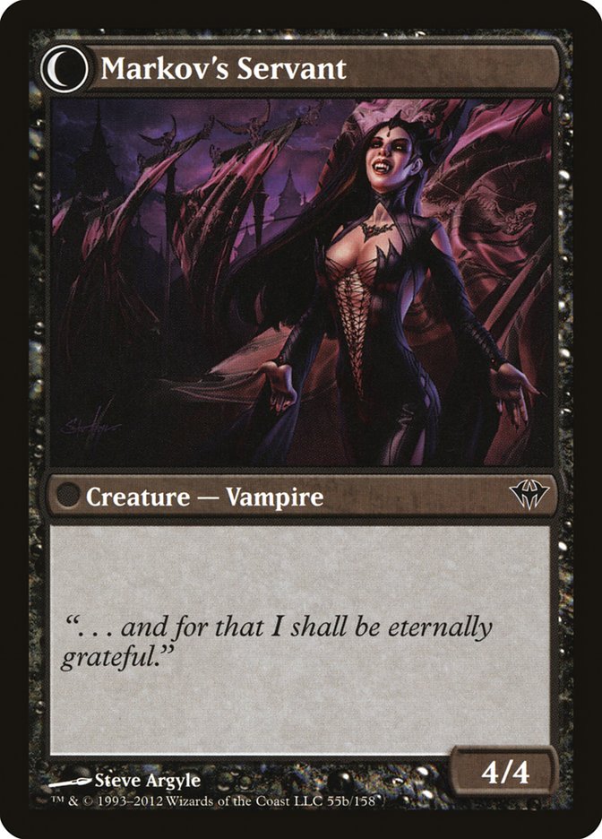 {C} Chosen of Markov // Markov's Servant [Dark Ascension][DKA 055]