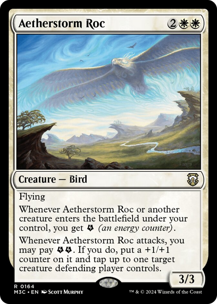 {R} Aetherstorm Roc (Ripple Foil) [Modern Horizons 3 Commander][RPF M3C 164]