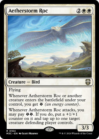 {R} Aetherstorm Roc (Ripple Foil) [Modern Horizons 3 Commander][RPF M3C 164]