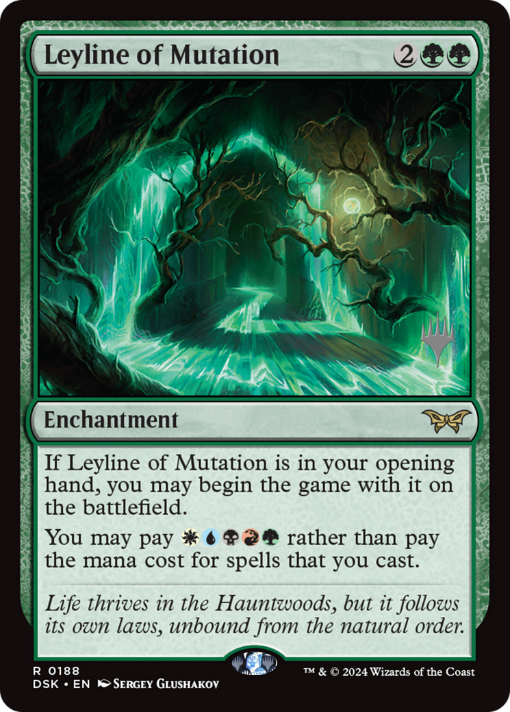 {@R} Leyline of Mutation [Duskmourn: House of Horror Promos][PP DSK 188]