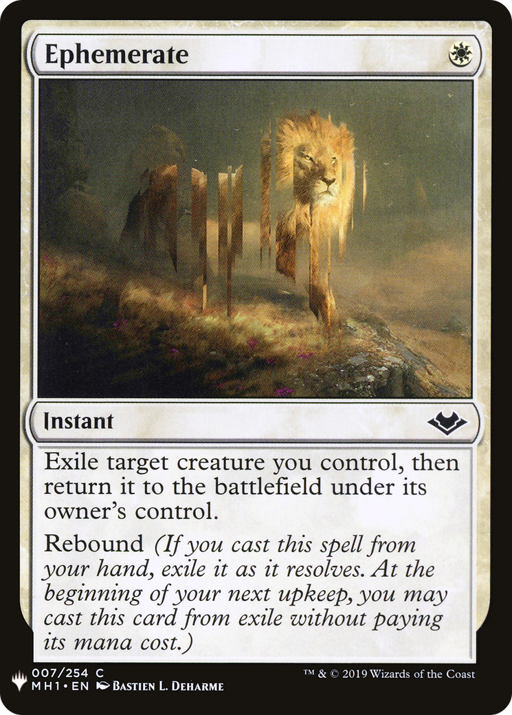 {C} Ephemerate [Mystery Booster][LS MH1 007]