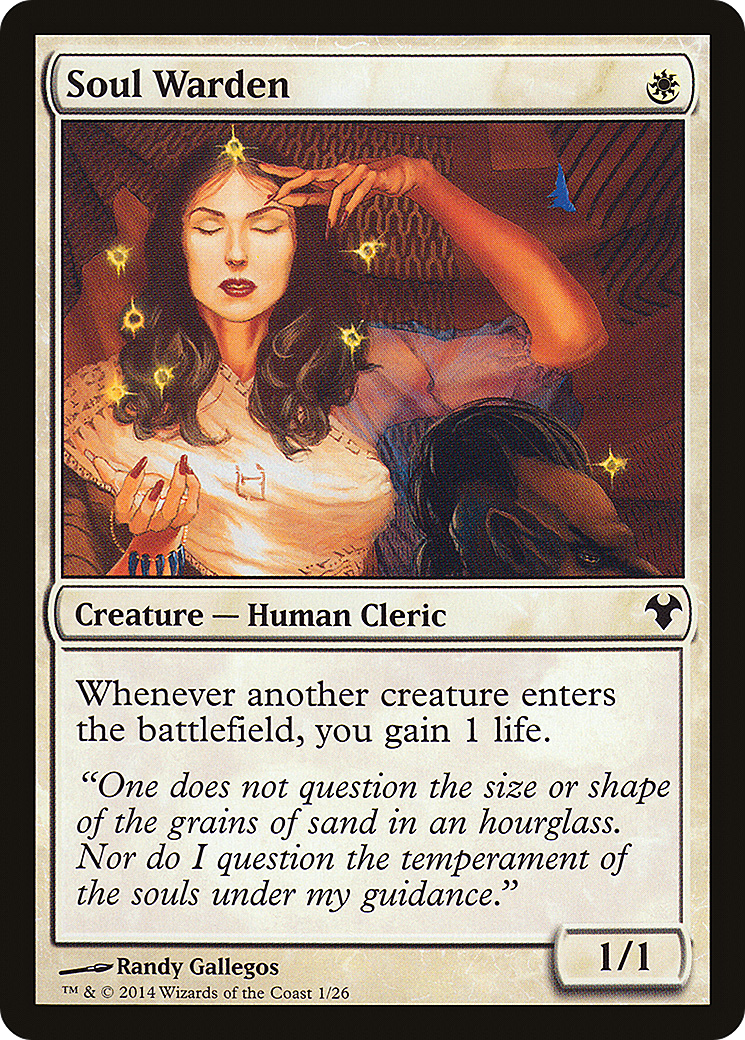 {C} Soul Warden [Modern Event Deck 2014][MD1 001]