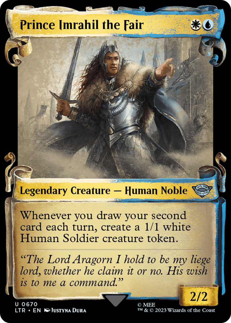 {C} Prince Imrahil the Fair [The Lord of the Rings: Tales of Middle-Earth Showcase Scrolls][LTR 670]