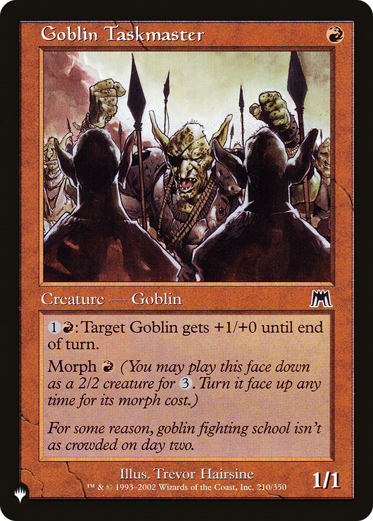 Goblin Taskmaster [LIST 210/350]