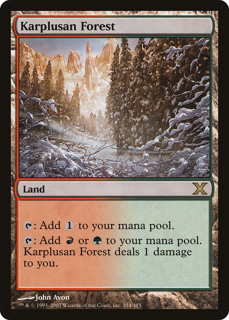 {R} Karplusan Forest [Tenth Edition][10E 354]