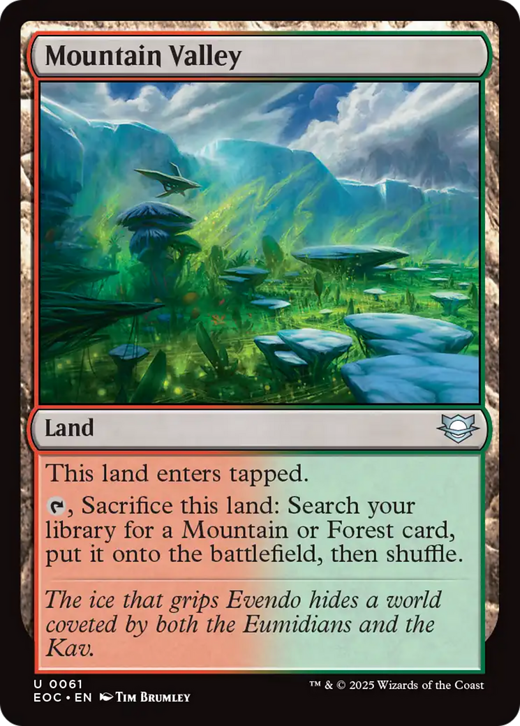 {@@ EOC C} Mountain Valley [Edge of Eternities Commander][EOC 061]
