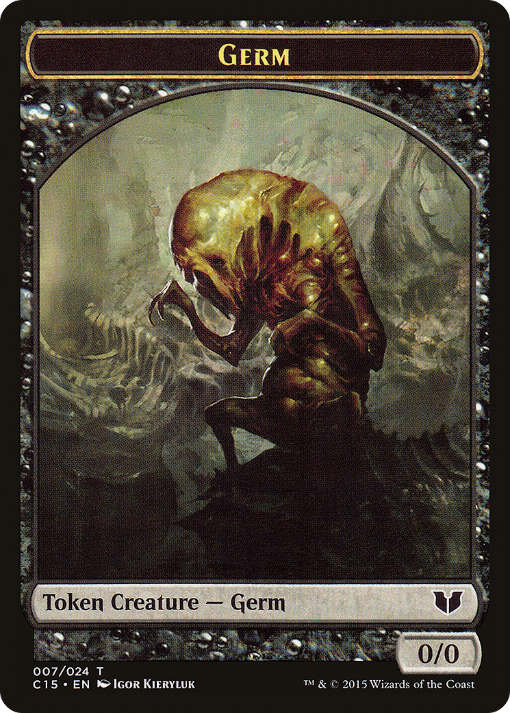 {T} Germ // Zombie Double-Sided Token [Commander 2015 Tokens][TC15 007]