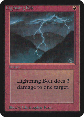 {C} Lightning Bolt [Alpha Edition][LEA 161]