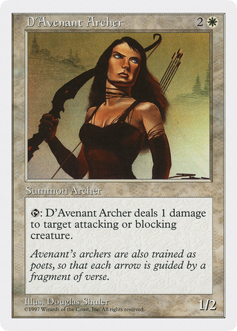 {C} D'Avenant Archer [Fifth Edition][5ED 023]