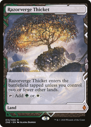 {R} Razorverge Thicket (Expeditions) [Zendikar Rising Expeditions][ZNE 015]