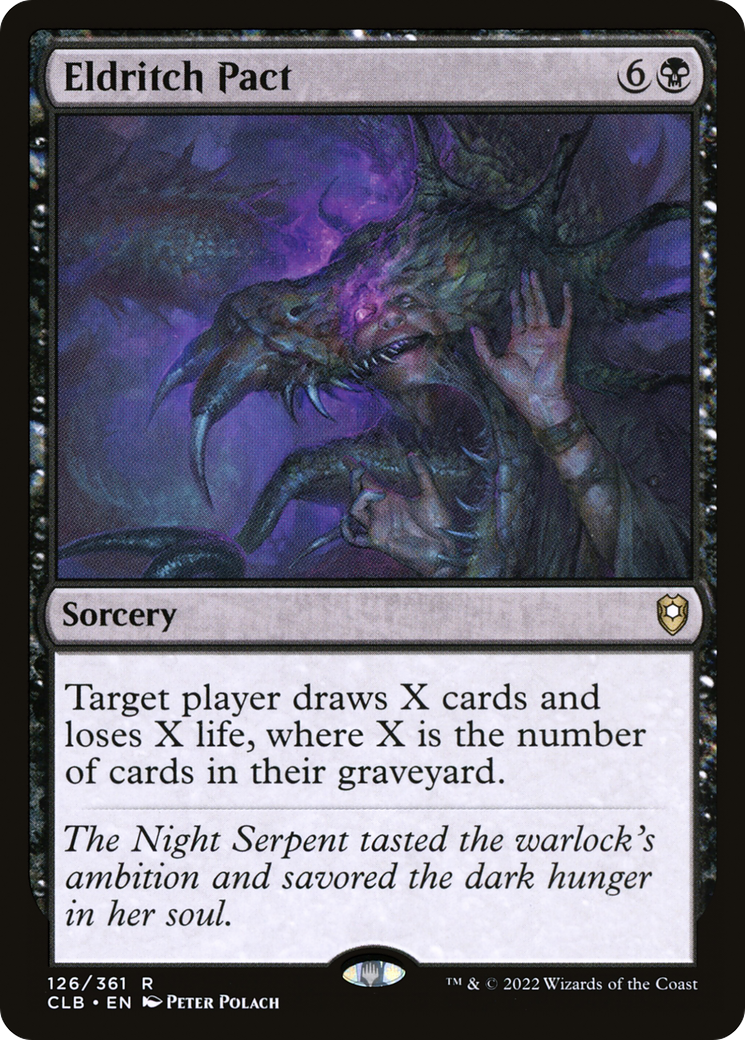 {R} Eldritch Pact [Commander Legends: Battle for Baldur's Gate][CLB 126]