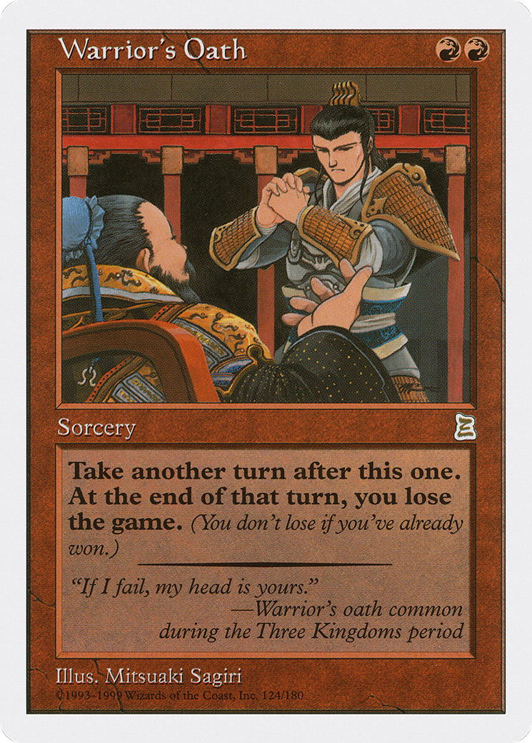 {R} Warrior's Oath [Portal Three Kingdoms][PTK 124] - Misty Mountain Games