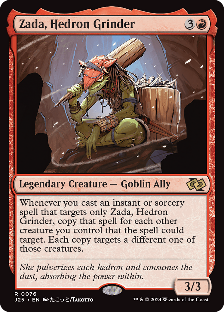 {R} Zada, Hedron Grinder (Anime) [Foundations Jumpstart][J25 076]