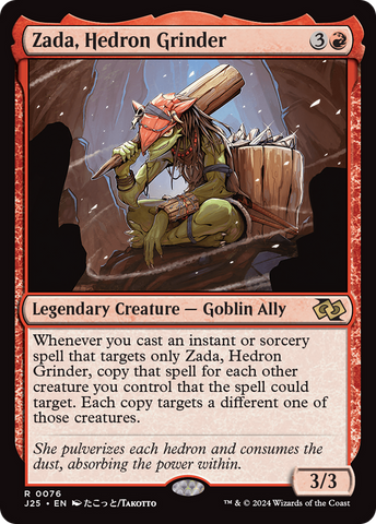 {R} Zada, Hedron Grinder (Anime) [Foundations Jumpstart][J25 076]