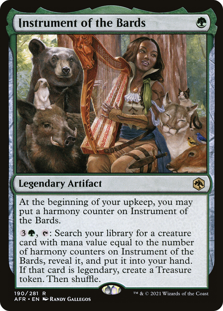 {R} Instrument of the Bards [Dungeons & Dragons: Adventures in the Forgotten Realms][AFR 190]